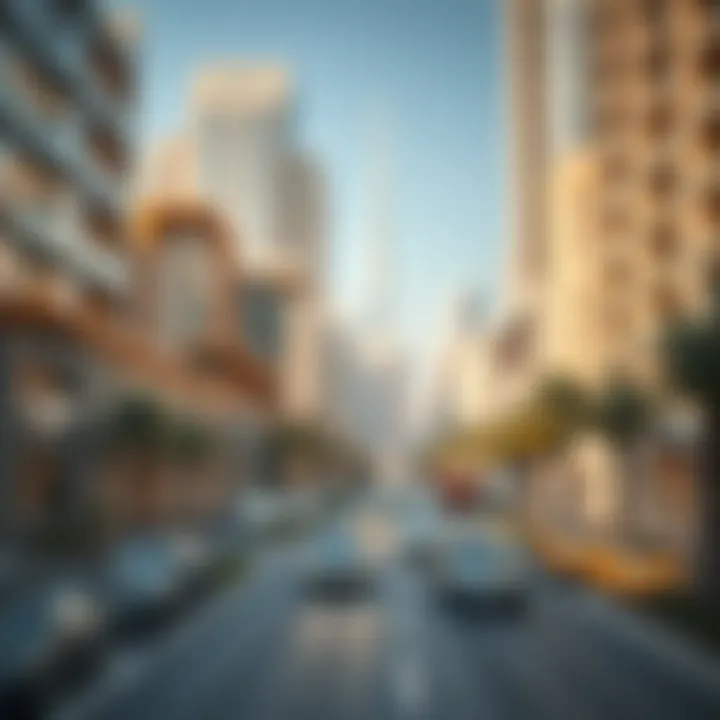 Graphical representation of real estate market trends in Novo Dubai