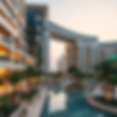 Stunning view of Oasis Emaar's luxury architecture