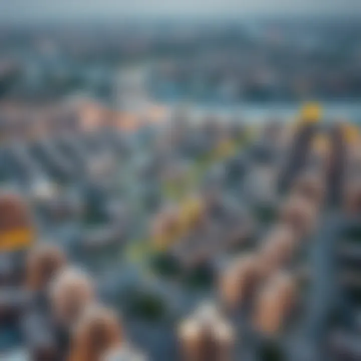 Emerging Neighborhoods for Offplan Real Estate Map highlighting emerging neighborhoods for offplan real estate in Dubai