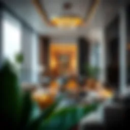 Luxurious interior design of a Rawda Apartment