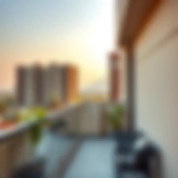 Scenic Views from Rawda Apartment Balcony Scenic views from a Rawda Apartment balcony