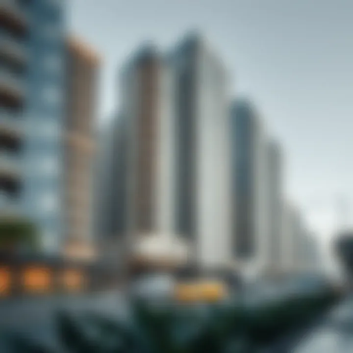 Mixed-use development blending residential and retail spaces