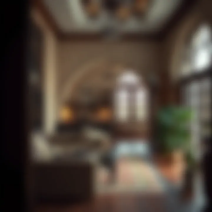 Interior of a traditional home emphasizing local craftsmanship