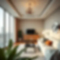 Stylish room interior near Deira City Center
