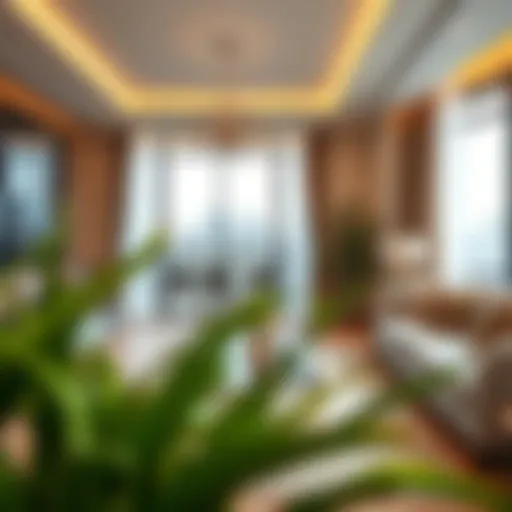 Elegant living space in Savoy Hotel Apartments