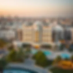 Aerial view of SBK Al Bahri Gate One showcasing its modern architecture