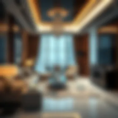 Luxurious Interior at SBK Al Bahri Gate One Luxurious interior design of a unit at SBK Al Bahri Gate One