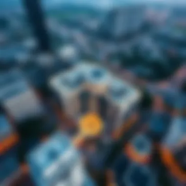 Aerial view of Address Fountain View showcasing its architectural elegance