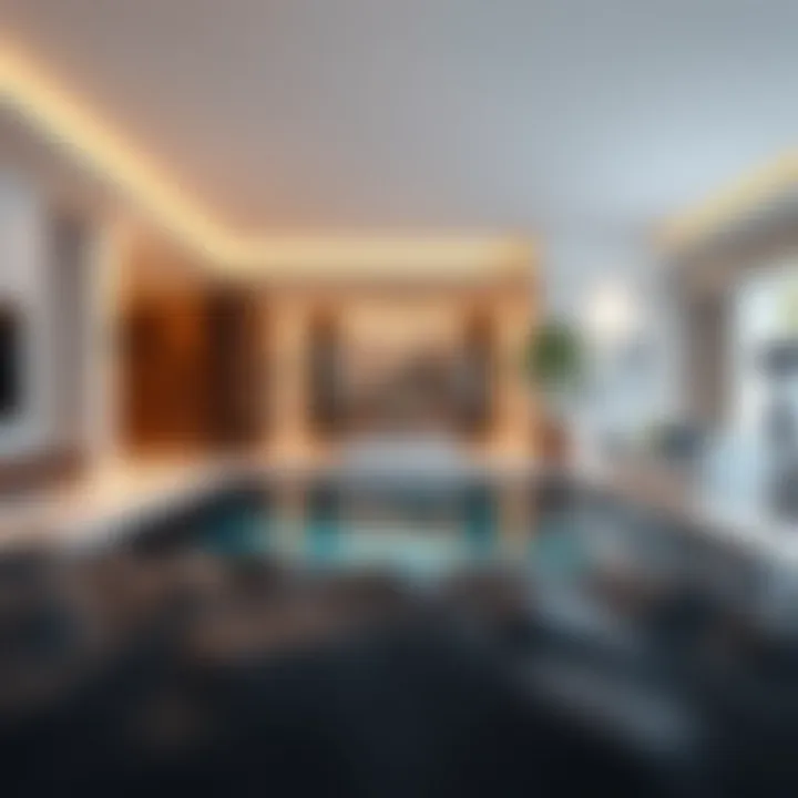 Stylish Interior Design of Villa Beautifully designed interior of a private pool villa showcasing modern style