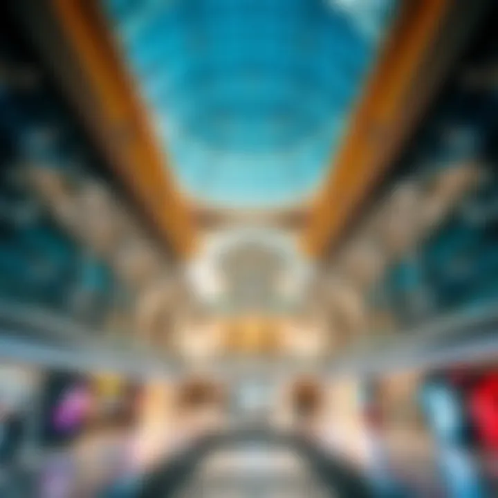 Stunning architectural design of the mall showcasing modern aesthetics