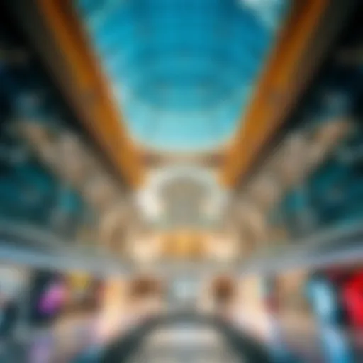 Architectural Marvel of Mall Al Reem Stunning architectural design of the mall showcasing modern aesthetics