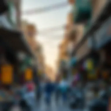 The vibrant souks of Abu Dhabi filled with local crafts