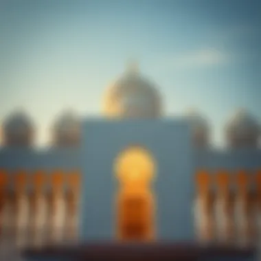 Intricate details of the Sheikh Zayed Grand Mosque