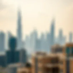 Stunning skyline view of Dubai showcasing modern architecture