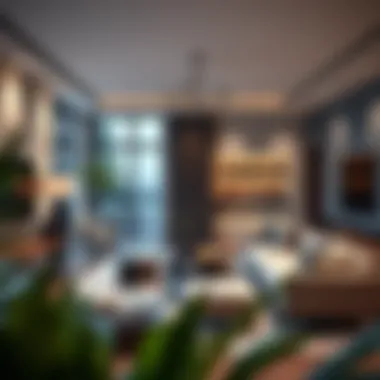 Sophisticated Living Space in Elan Floor Plan Sophisticated living space showcasing Elan floor plan layout