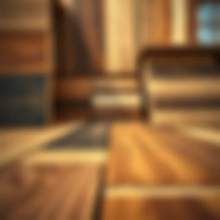 Variety of Wooden Parquet Tiles Close-up of different types of wooden parquet tiles