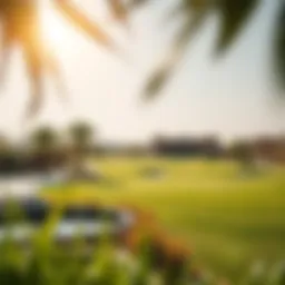 Lush landscapes of The Meadows in Dubai