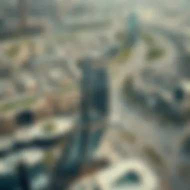 Aerial Perspective of Rolex Tower and Nearby Developments Aerial view of the Rolex Tower and its surrounding developments