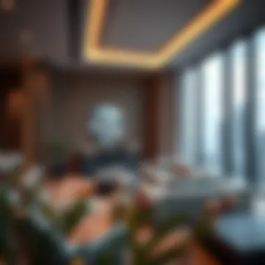 Luxurious Living Near Rolex Tower Luxurious interiors of a residential unit near the Rolex Tower