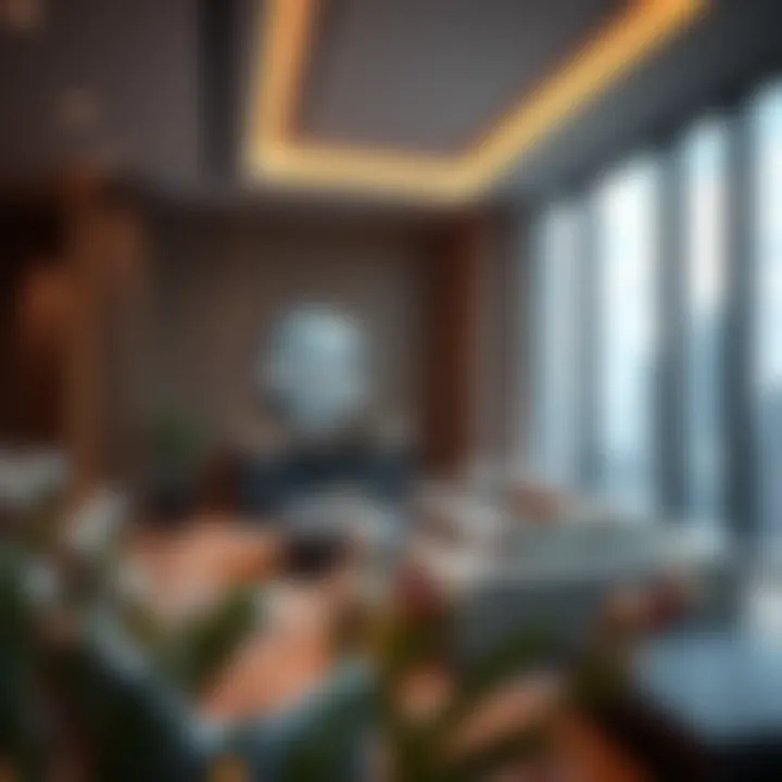 Luxurious Living Near Rolex Tower Luxurious interiors of a residential unit near the Rolex Tower