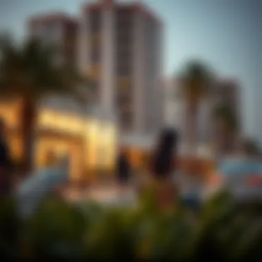 Vibrant Lifestyle Around Seven Palm Vibrant lifestyle scene around the Seven Palm area, highlighting the community and surroundings