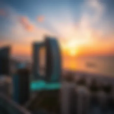 Breathtaking Sunset from Seven Palm Stunning sunset view from a balcony in the Seven Palm development