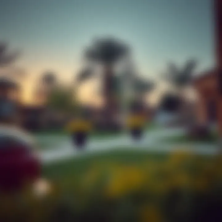 Vibrant community park in Umm Ramool, perfect for relaxation