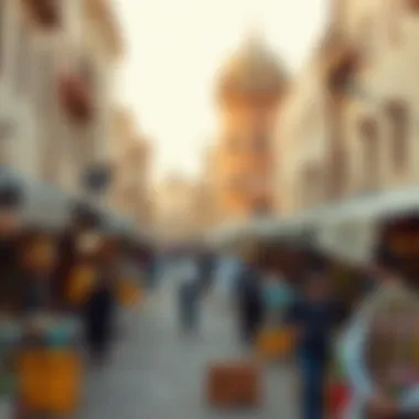 A glimpse of local markets highlighting cultural diversity in Umm Ramool