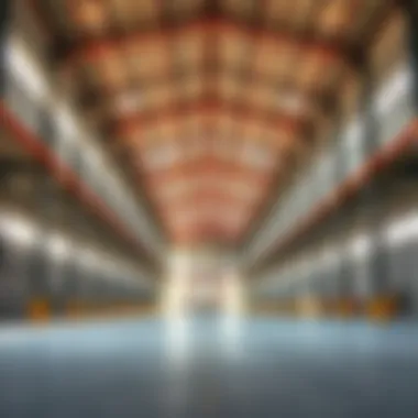 Expansive Interior of a Warehouse in Al Quoz Interior view of a spacious warehouse