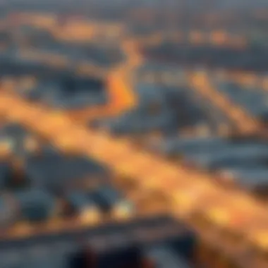 Strategic Location of Al Quoz for Warehousing Map highlighting Al Quoz location