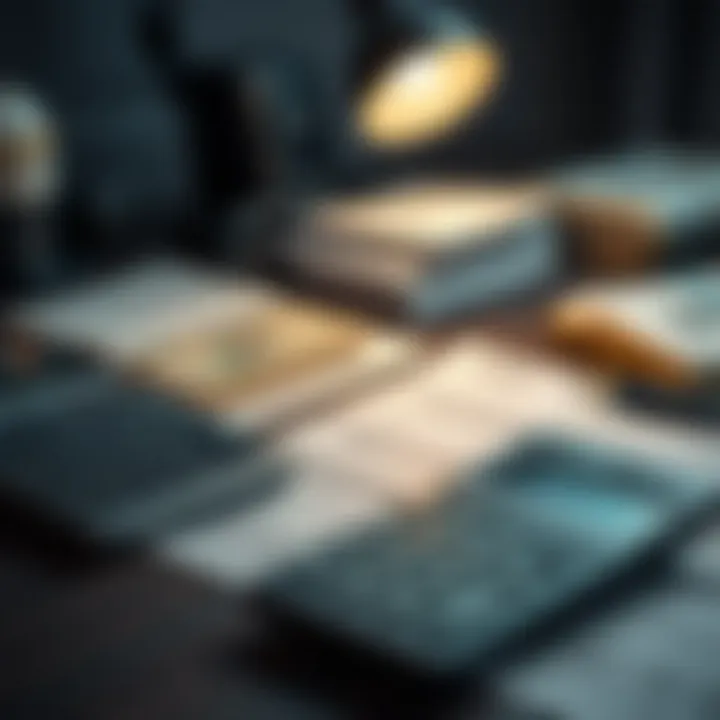 Essential Tools for Currency Conversion Calculations Calculator and financial documents on a desk