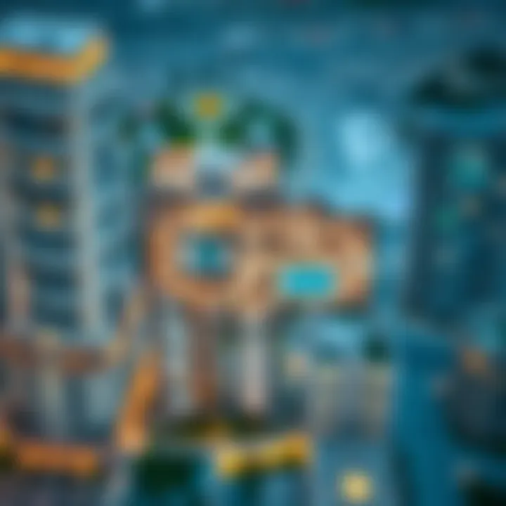 Detailed floor plan layout of the Grand Bleu Tower 2.