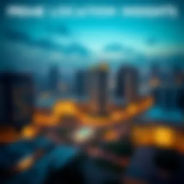 Prime Location Insights of Jewelz Map showing the prime location advantages of Jewelz in Dubai