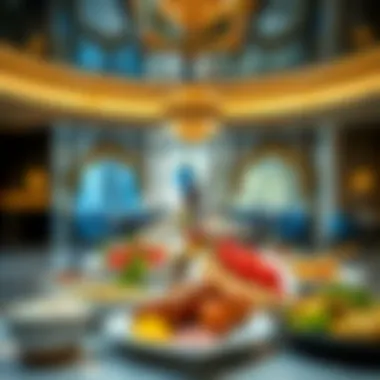 Variety of Culinary Delights Diverse culinary offerings at Jumeirah Zabeel Saray