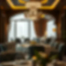 Exquisite dining setup at Jumeirah Zabeel Saray