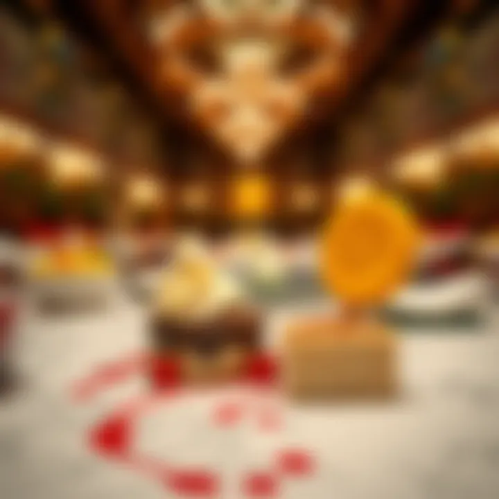 Decadent Dessert Experience Luxurious dessert presentation at Jumeirah Zabeel Saray