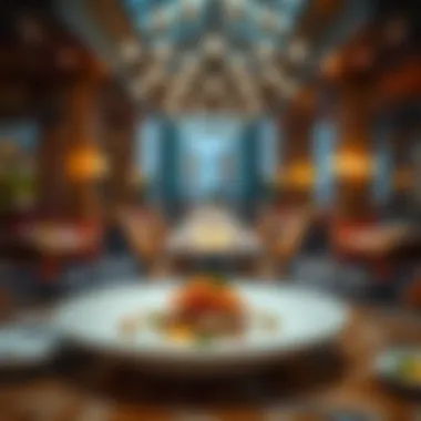 Culinary Masterpiece Signature dish at a restaurant in Jumeirah Zabeel Saray