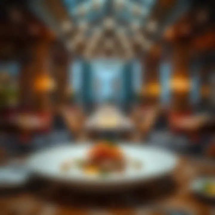 Culinary Masterpiece Signature dish at a restaurant in Jumeirah Zabeel Saray