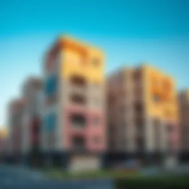 Modern labor housing developments with amenities