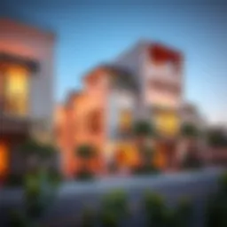 Stunning architectural design of Maha Townhouses