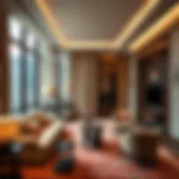 Luxurious interior design of a Marriott Residence showcasing elegant furniture and decor