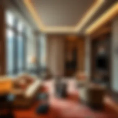 Exquisite Interior Design of Marriott Residences Luxurious interior design of a Marriott Residence showcasing elegant furniture and decor