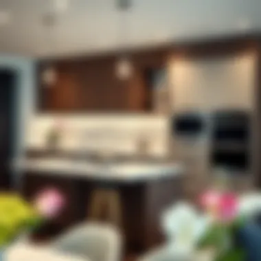 Contemporary Kitchen Features in Marriott Residences Modern kitchen with state-of-the-art appliances in a Marriott Residence