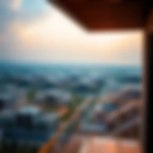 Panoramic view of Masaken Al Muteena community