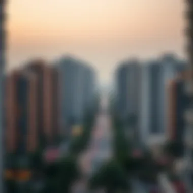 Map of Dubai highlighting key neighborhoods for apartment hunting