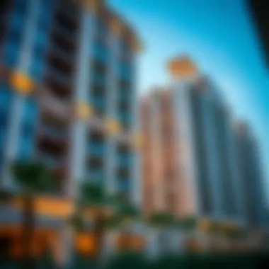Architectural Features of Naya District One Architectural details of residential buildings in Naya District One