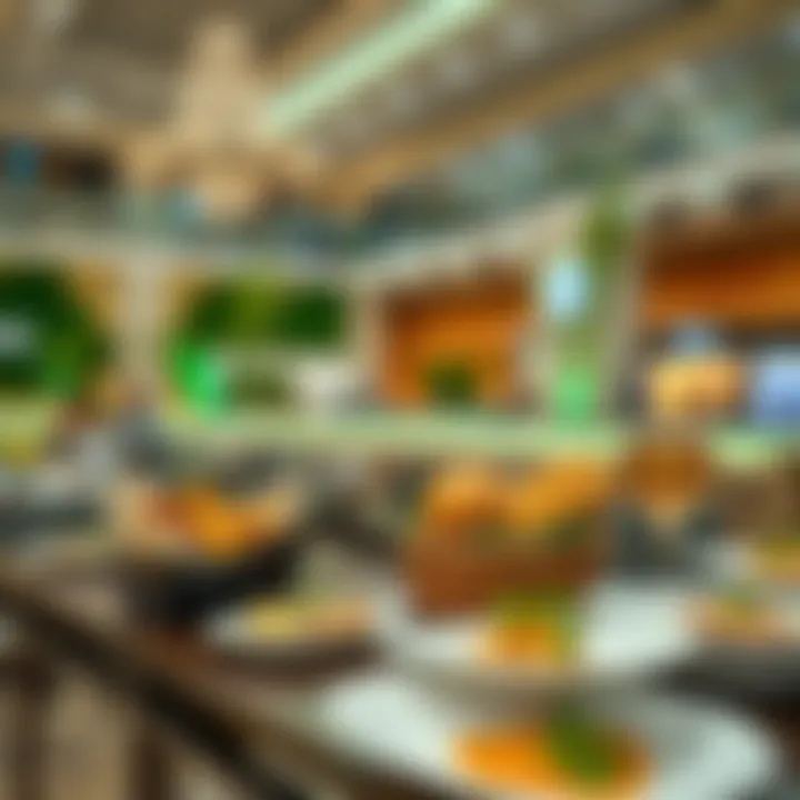 Gourmet Dining Options at Oasis Mall Culinary delights presented in one of the dining areas of Oasis Mall