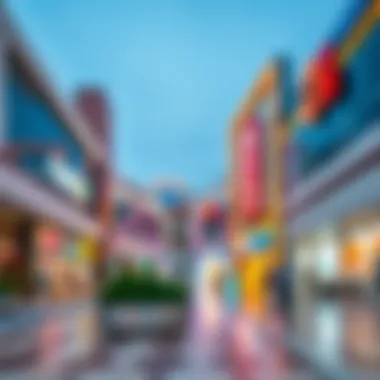 Diverse Retail Offerings at Oasis Mall Vibrant retail stores lined up in Oasis Mall