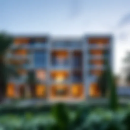 Stunning architectural design of Olive Residence showcasing modern luxury