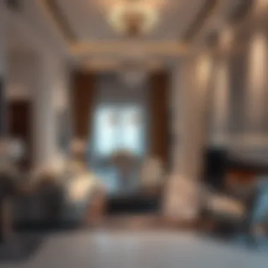 Elegant living space within a villa